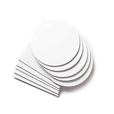 Buy 8 inch ROUND white, 4mm cake board, 5 pack in NZ. 